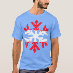 T-shirt Drapeau d'Autriche Conception de l'hiver