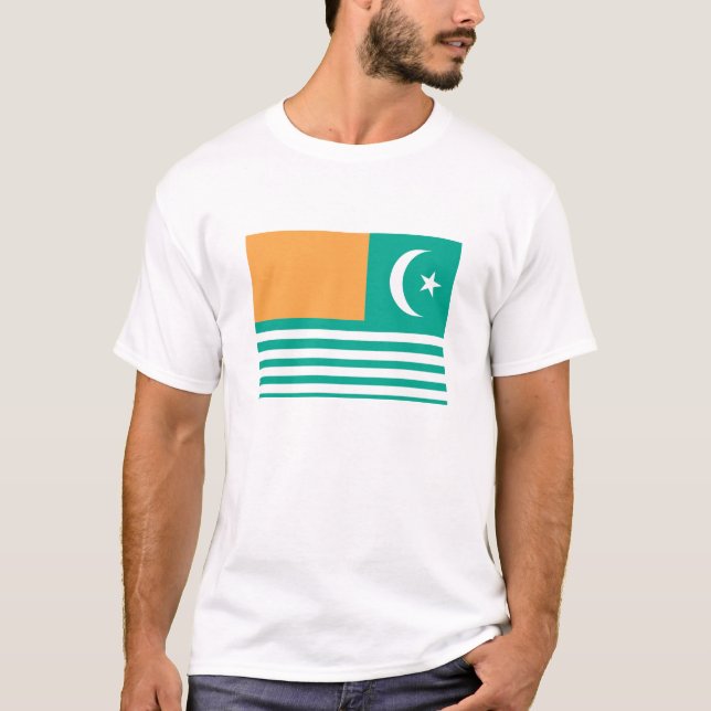 T-shirt Drapeau d'Azad Cachemire (Devant)
