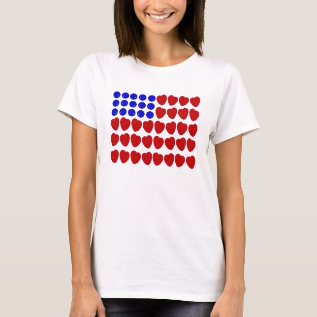 T-shirt Drapeau de baie (Devant)