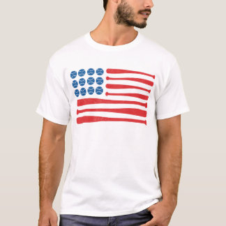 T-shirt Drapeau de baseball
