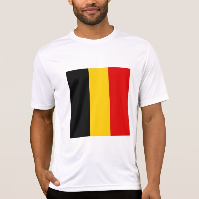 T-shirt Drapeau de Belgique (Devant)