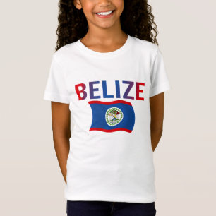 T-Shirt Drapeau de Belize - tricolore