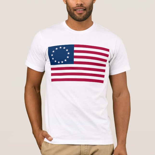 T-shirt Drapeau de Betsy Ross (Devant)