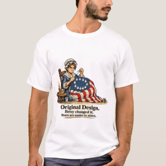 T-shirt drapeau de Betsy Ross, dessin original