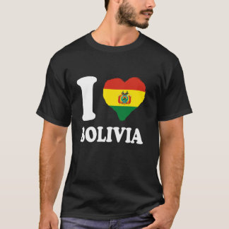 T-shirt Drapeau de Bolivie Fierté bolivienne J'aime la Bol