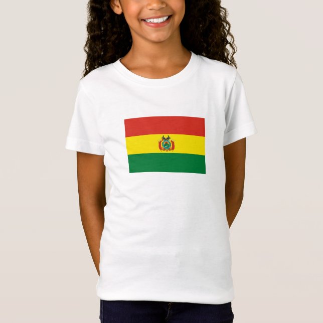 T-Shirt Drapeau de Bolivie patriotique (Devant)