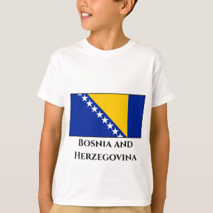 T-shirt Drapeau de Bosnie-Herzégovine