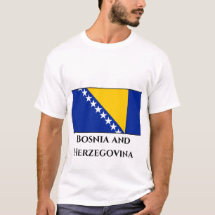 T-shirt Drapeau de Bosnie-Herzégovine