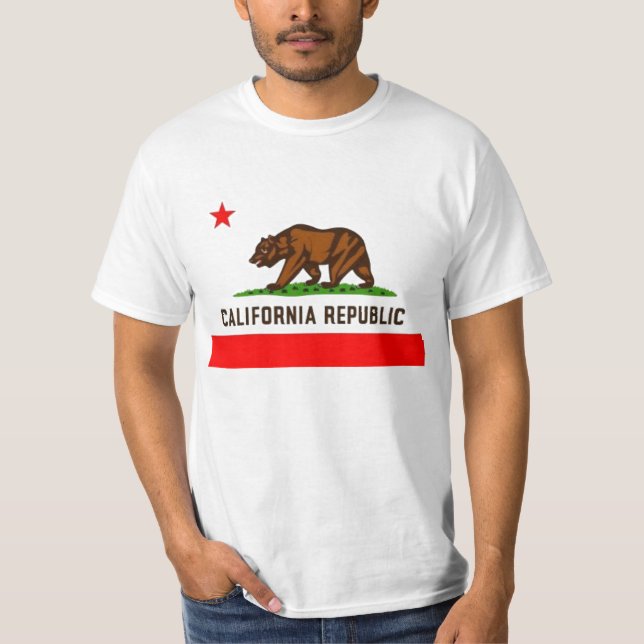T-SHIRT DRAPEAU DE CA (Devant)
