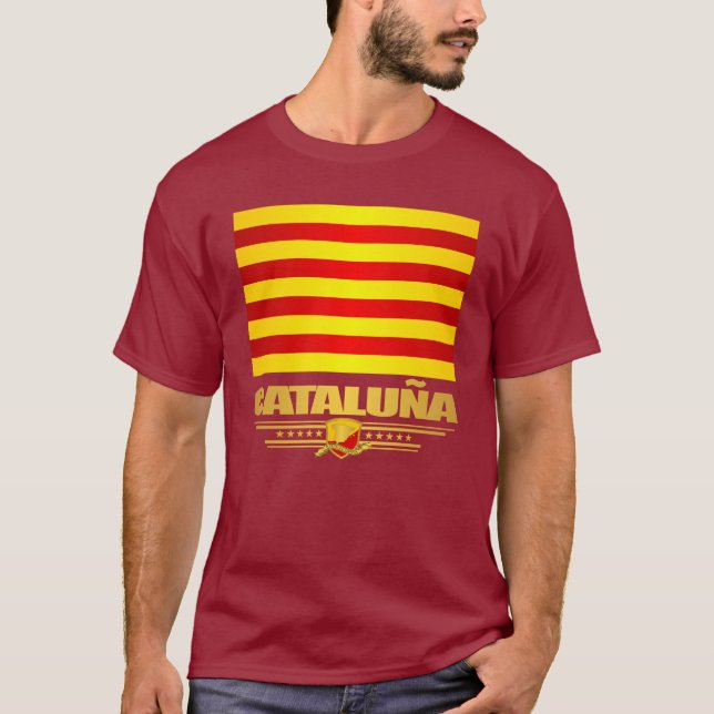 T-shirt Drapeau de Catalogne (Devant)