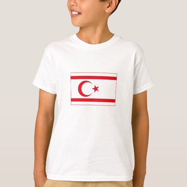 T-shirt Drapeau de Chypre du Nord (Devant)
