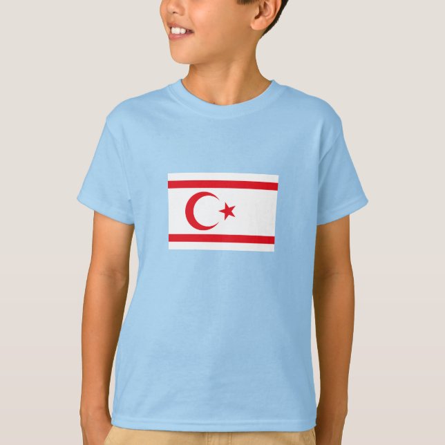 T-shirt Drapeau de Chypre du Nord (Devant)
