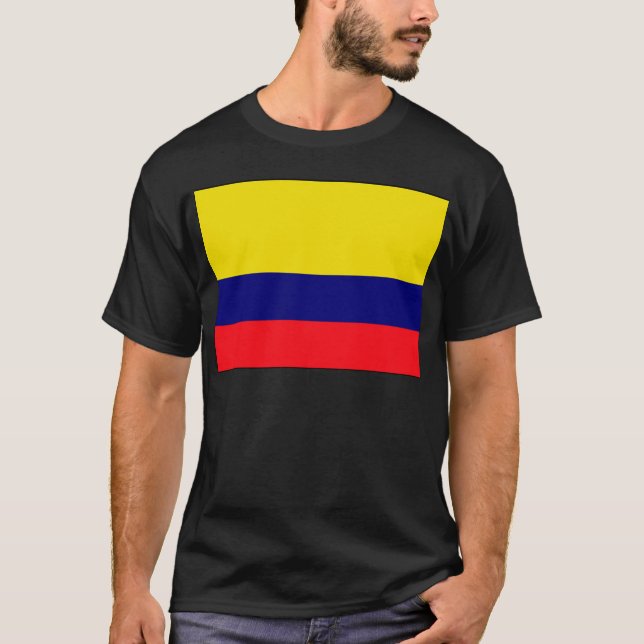 T-shirt Drapeau de Colombie (Devant)