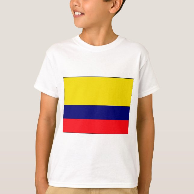 T-shirt Drapeau de Colombie (Devant)