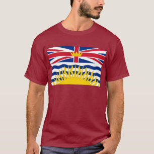 T-shirt Drapeau de Colombie-Britannique, Canada