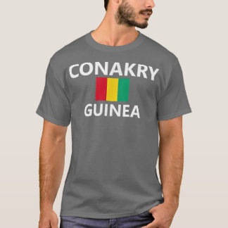 T-shirt Drapeau de Conakry Guinée