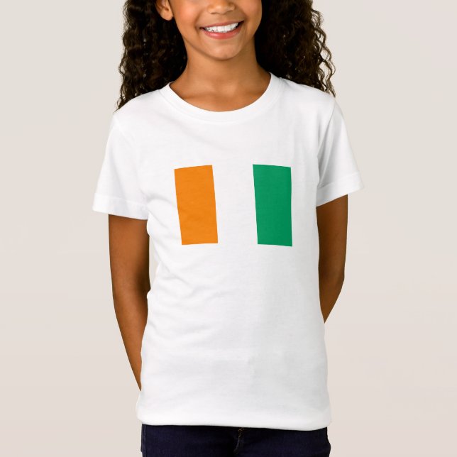 T-Shirt Drapeau de Côte d'Ivoire (Devant)