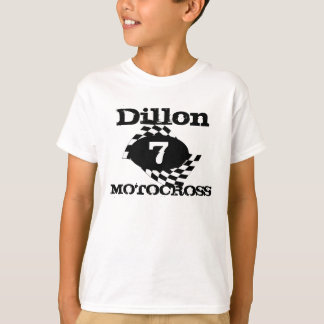 T-shirt Drapeau de course Motocross