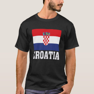 T-shirt Drapeau de Croatie Souvenir Patriotique Racines Na