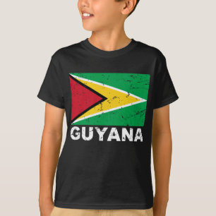 T-shirt Drapeau de cru de la Guyane