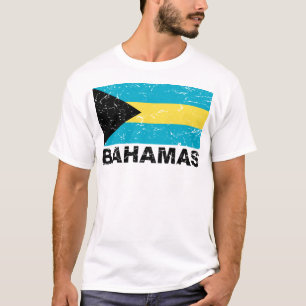 T-shirt Drapeau de cru des Bahamas
