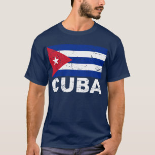 T-shirt Drapeau de cru du Cuba