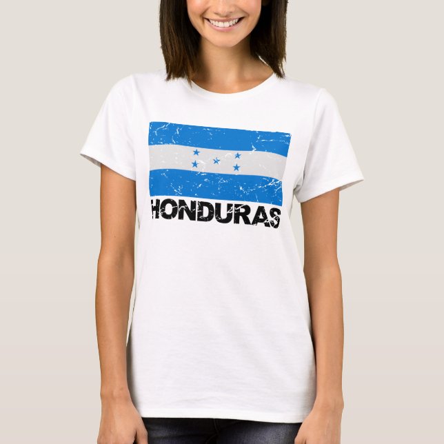 T-shirt Drapeau de cru du Honduras (Devant)