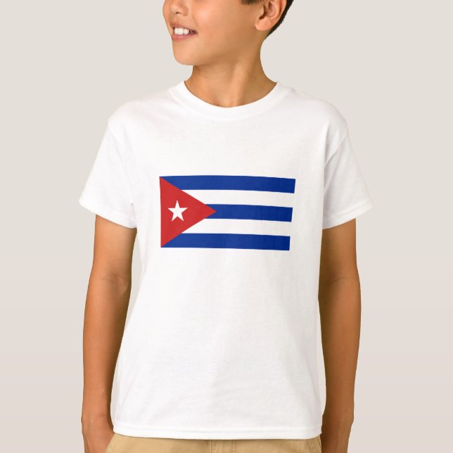 T-shirt Drapeau de Cuba (Devant)