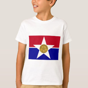 T-shirt Drapeau de Dallas (Texas)