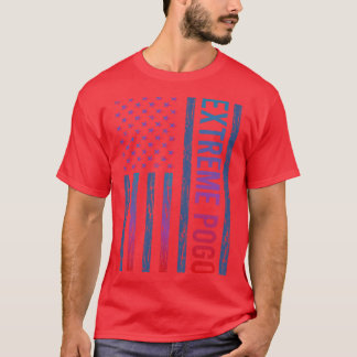T-shirt Drapeau de dégradé Pogo extrême