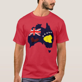 T-shirt Drapeau de démarrage australien
