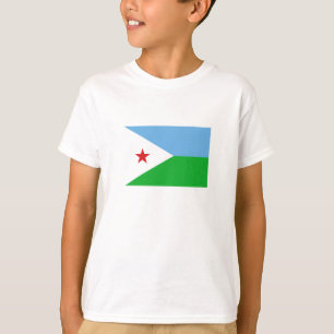 T-shirt Drapeau de Djibouti