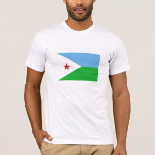 T-shirt Drapeau de Djibouti