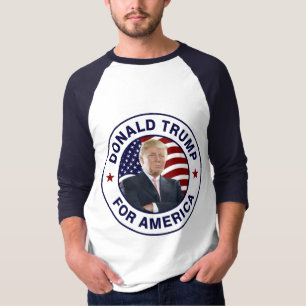 T-shirt Drapeau de Donald Trump USA