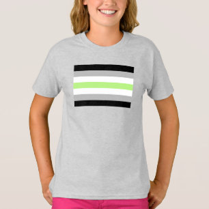 T-shirt Drapeau de fierté agender