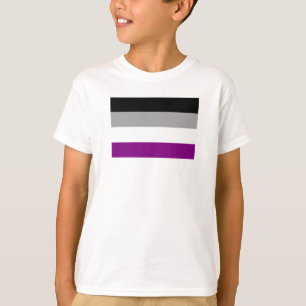 T-shirt Drapeau de fierté asexué