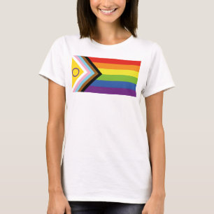 T-shirt Drapeau de fierté intersexe de SlipperyJoe's fond