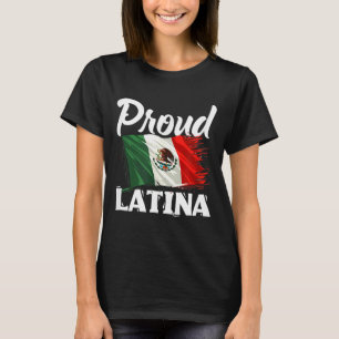 T-shirt Drapeau de fierté latine mexicaine fierté racines