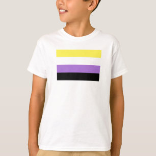 T-shirt Drapeau de fierté non binaire
