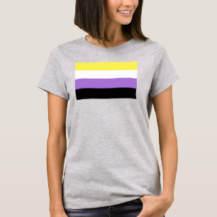 T-shirt Drapeau de fierté non binaire
