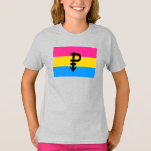 T-shirt Drapeau de fierté pansexuelle