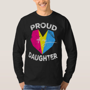T-shirt Drapeau De Fierté Pansexuelle Lgbtq Fier De Mon Pa