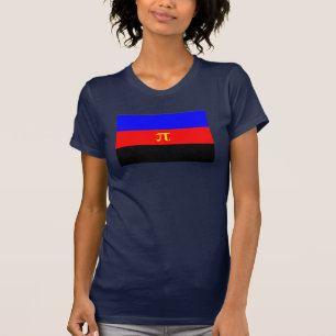 T-shirt Drapeau de fierté polyamoureuse