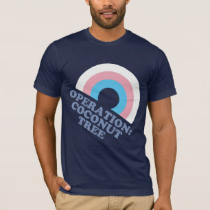T-shirt Drapeau de fierté transgenre du cocotier de Kamala