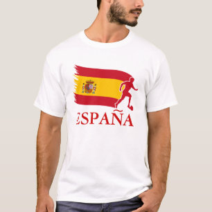 T-shirt Drapeau de football espagnol