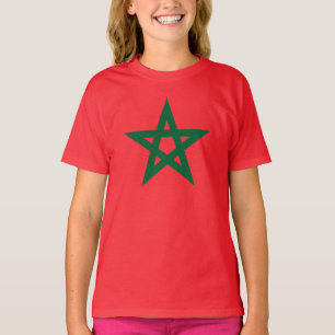 T-shirt Drapeau de football marocain