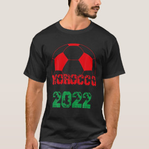 T-shirt Drapeau de football marocain 2022 - Football maroc