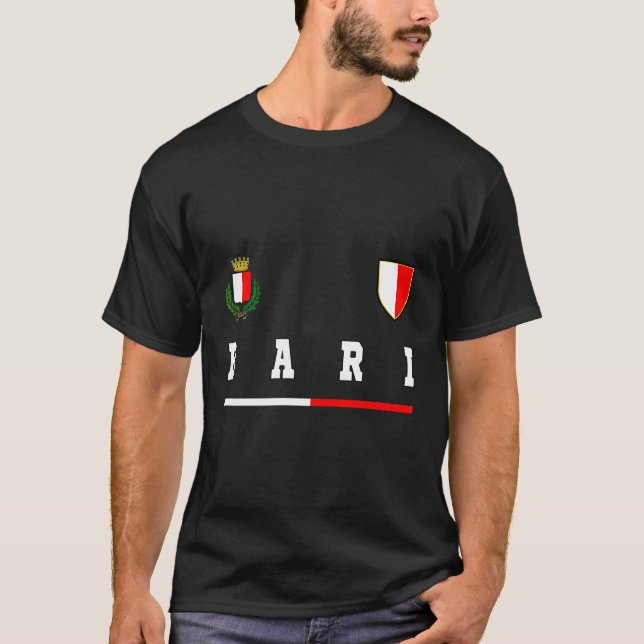 T-shirt Drapeau de football sportif Bari Sportssoccer Jers (Devant)