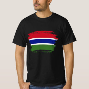 T-shirt Drapeau de Gambie