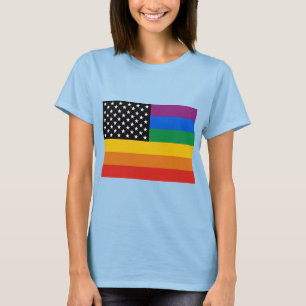 T-shirt Drapeau de gay pride